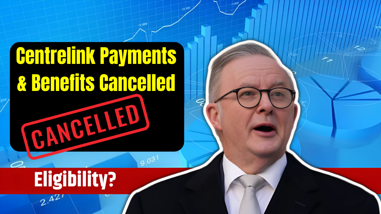 Centrelink Payments & Benefits Cancelled