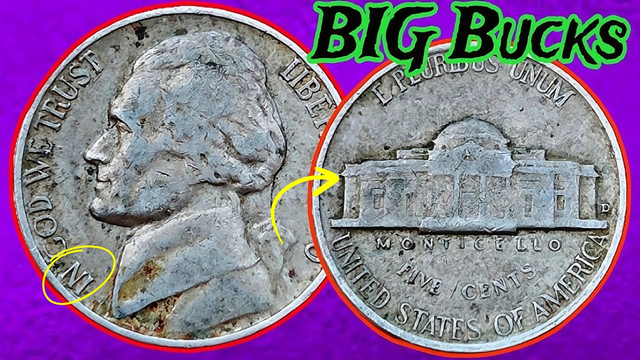 Monticello Jefferson Nickels Worth $23