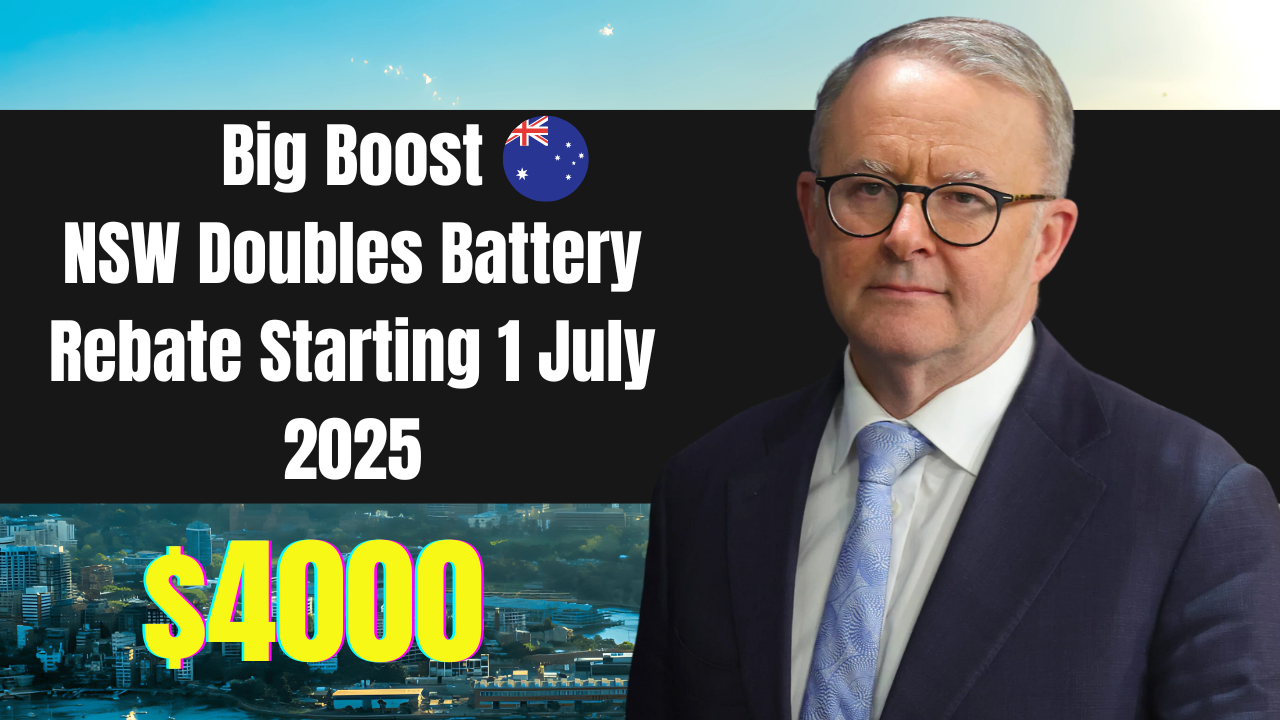 NSW Doubles Battery Rebate Starting
