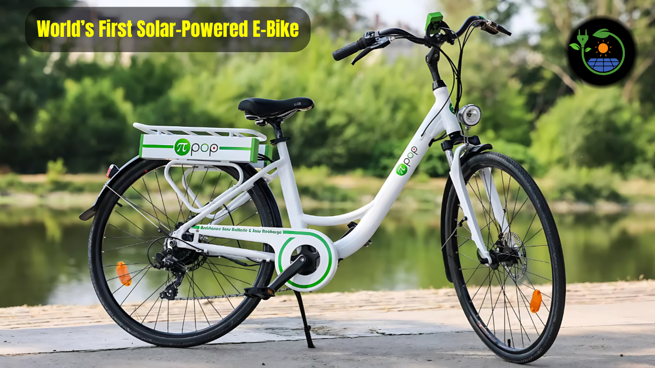 World’s First Solar-Powered E-Bike